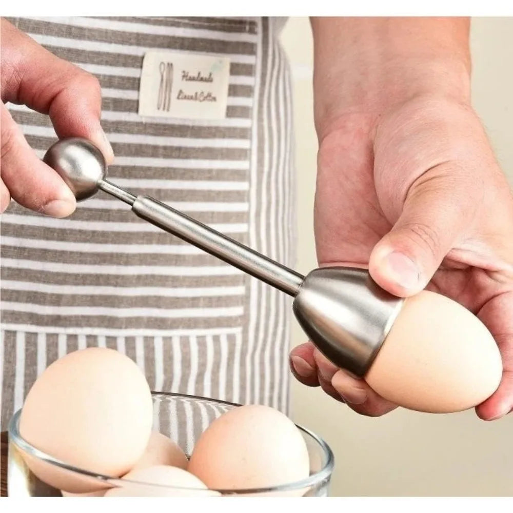 Stainless Steel Egg Topper Opener & Shell Cracker Tool Egg Topper Tool SPOT