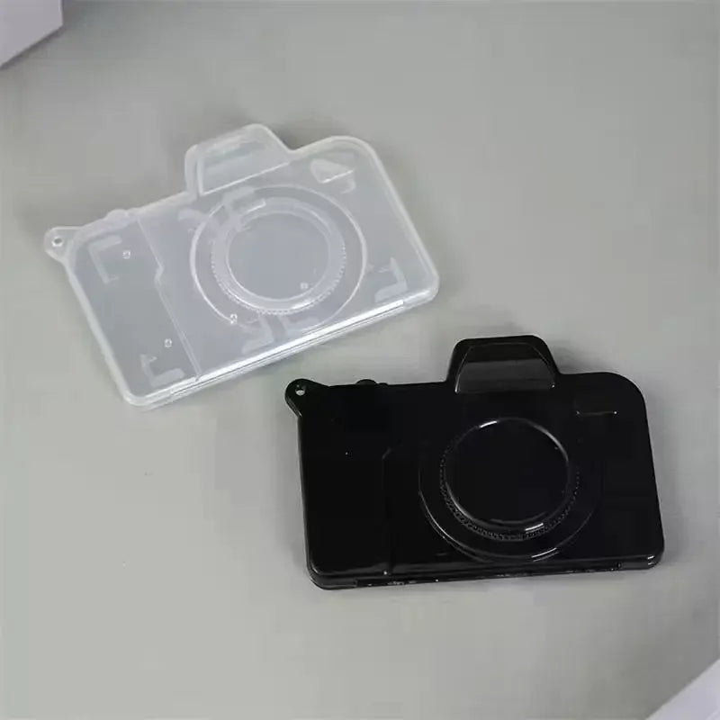 Camera-Shaped Memory Card Storage Box – Dustproof Organizer Memory Card Case SPOT