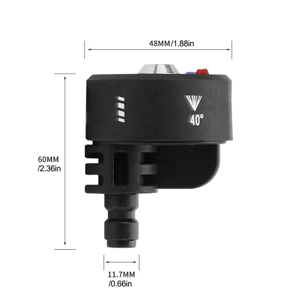6-in-1 Pressure Washer Nozzle 1/4" Quick Connect 3000 PSI Pressure Washer Nozzle SPOT