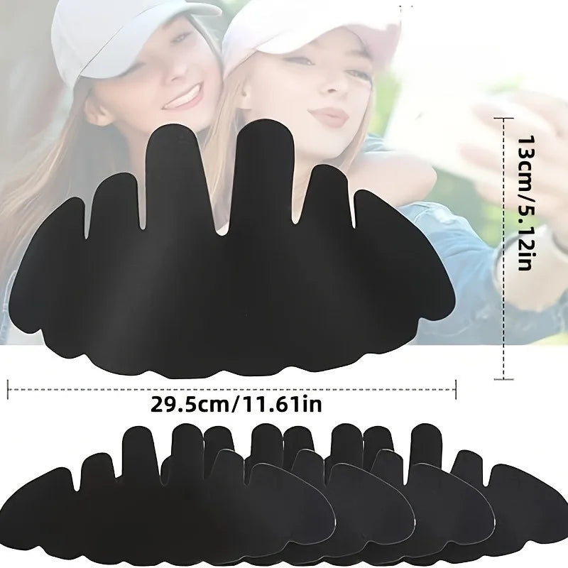 5-Pack Hat Sweat Liner Shields – Moisture-Wicking Cap Protectors Hat Sweat Liner SPOT