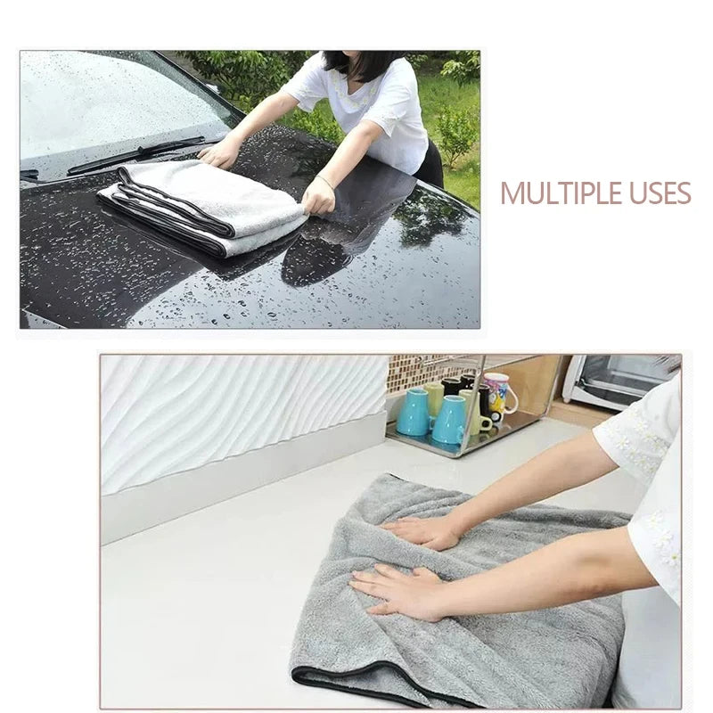 Premium Microfiber Car Wash Towel – Super Absorbent 60x40cm Car Cleaning Towel SPOT