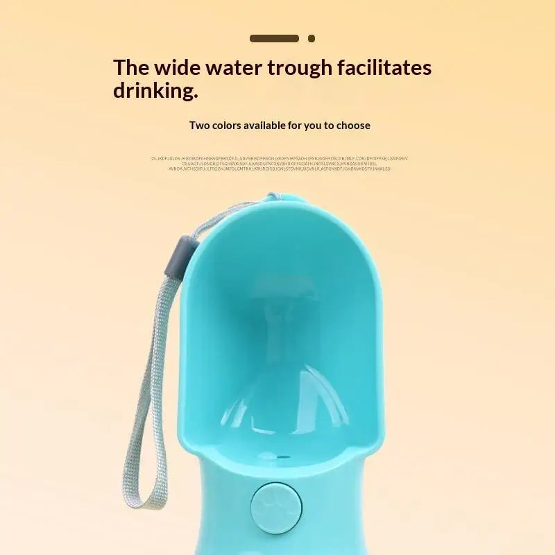 2-in-1 Portable Pet Water & Food Bottle – BPA-Free Dispenser Pet Travel Feeder SPOT