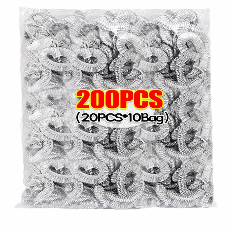 Elastic Aluminum Foil Food Covers – Disposable Fresh-Keep Lids Food Storage Covers SPOT 200PCS