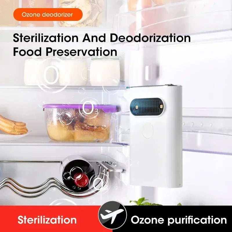 NOCCLILI Portable Air Purifier & Fridge Deodorizer USB-C Portable Air Purifier SPOT