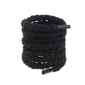 2-Pack Thick Round Rope Shoelaces – 0.8cm x 120cm Bold Laces Rope Shoelaces SPOT Black