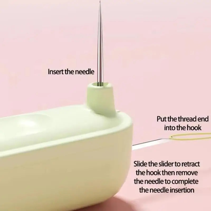 2-in-1 Needle Threader & Seam Ripper – Retractable Sewing Tool Sewing Tool SPOT