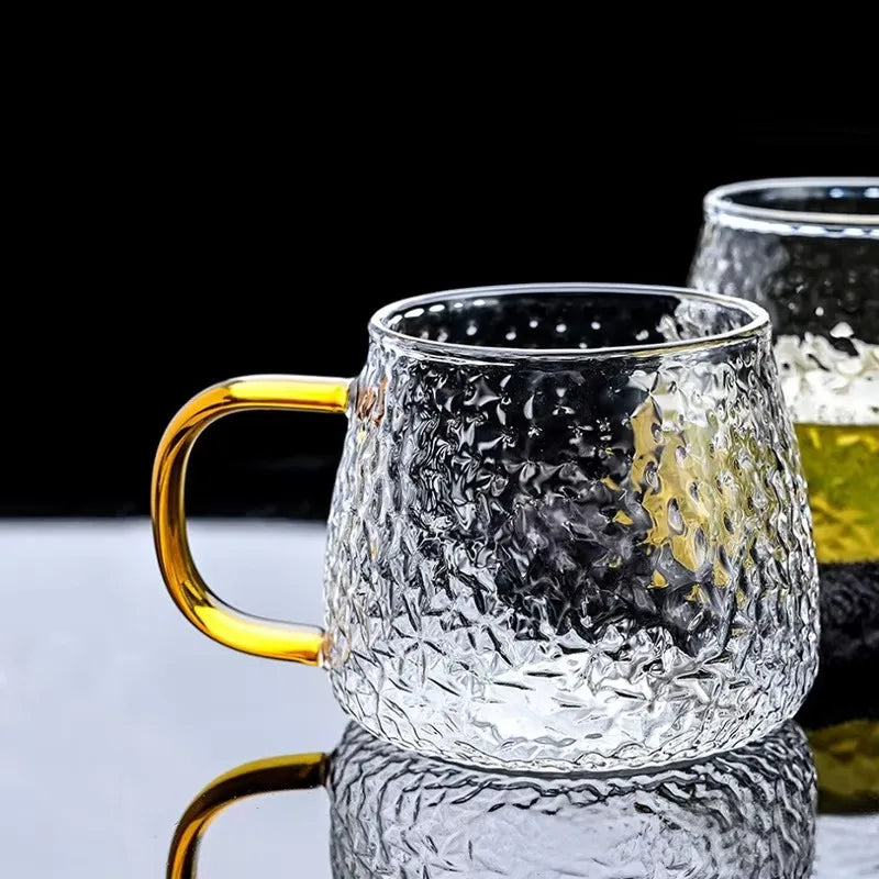 Vertical Striped Glass Pitcher with Lid – 1300ml & 400ml Glass Pitcher SPOT