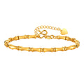 Meaeguet Bamboo Link Bracelet – Gold Stainless Steel Women Link Chain Bracelet SPOT Default Title