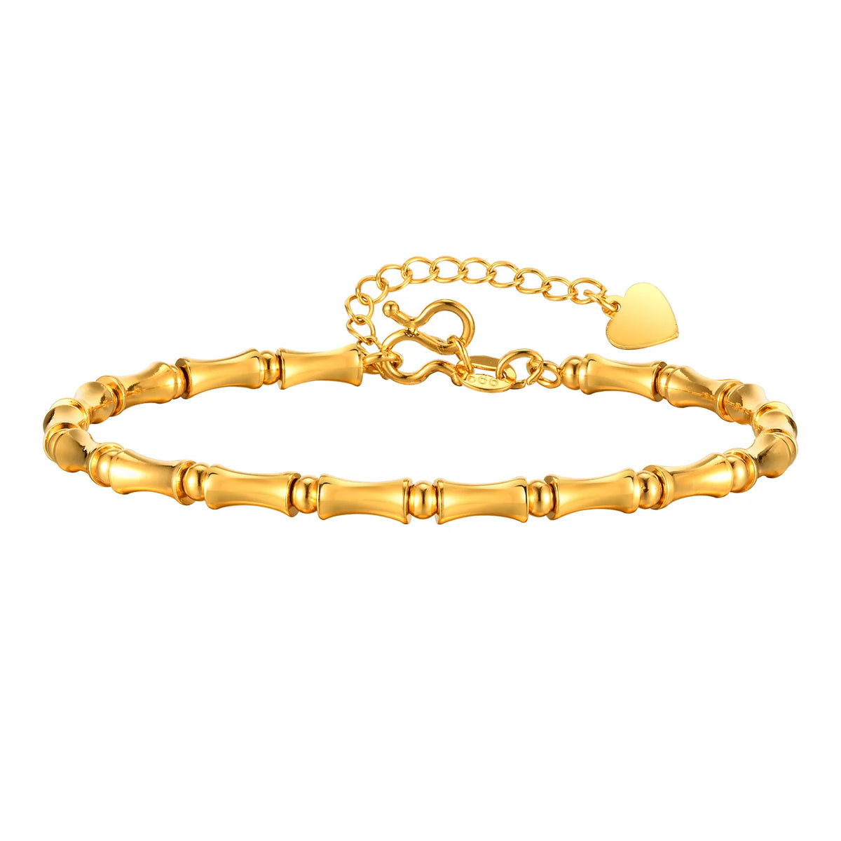 Meaeguet Bamboo Link Bracelet – Gold Stainless Steel Women Link Chain Bracelet SPOT Default Title