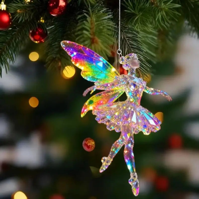 Sparkling Ballerina Acrylic Pendant – Car Charm & Xmas Ornament Decorative Pendant Ornament SPOT A4