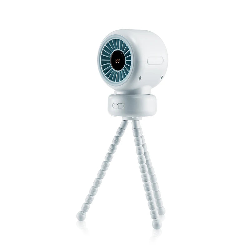 Portable Octopus Clip Fan – Rechargeable Mini Desktop Fan Portable Clip Fan SPOT Blue