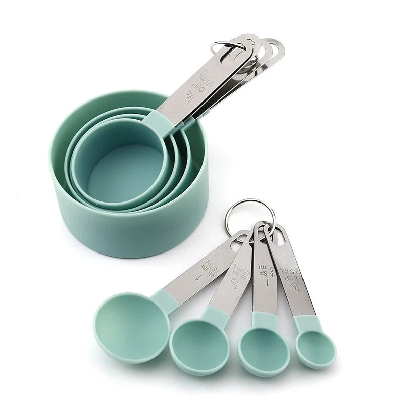 8-Piece Measuring Cups & Spoons Set – Baking Kitchen Tools Measuring Cups Set SPOT