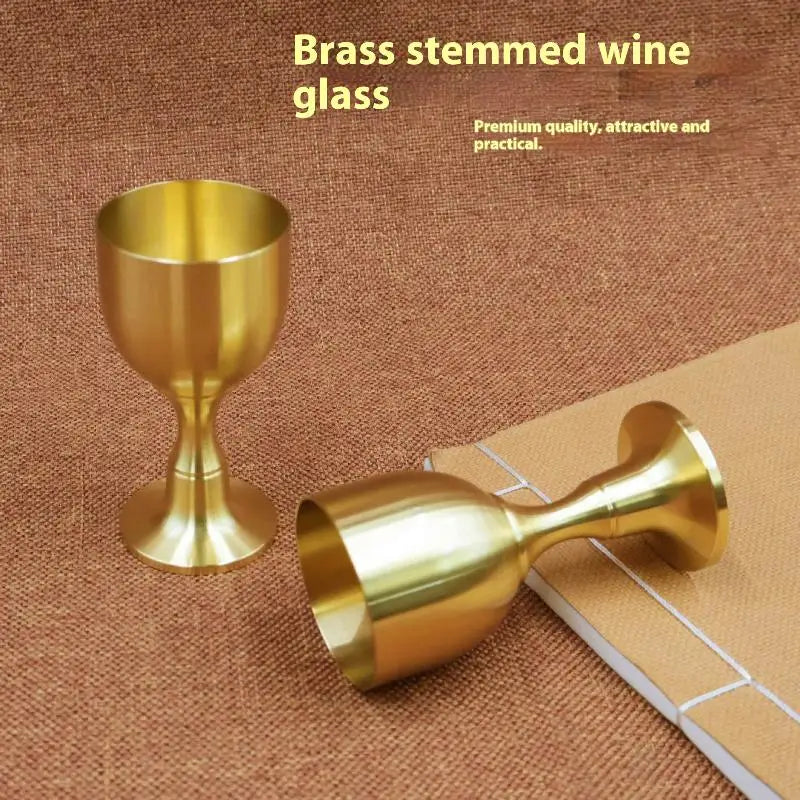 Brass Copper Wine Goblet – Mini Shot Glass & Decor Copper Wine Goblet SPOT