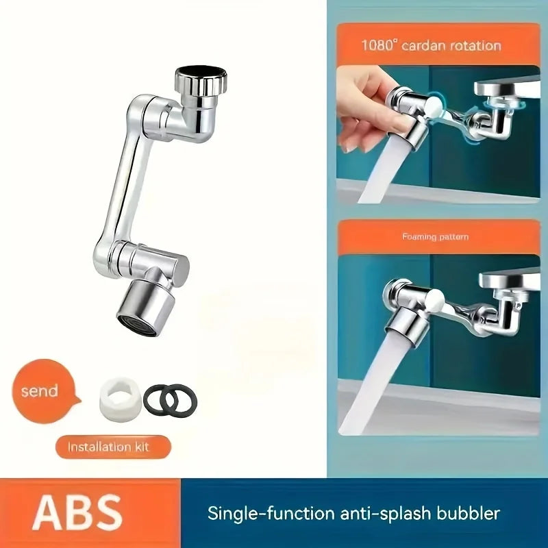 360° Rotating Faucet Extender – Foldable Sink Spray Head Faucet Extender SPOT
