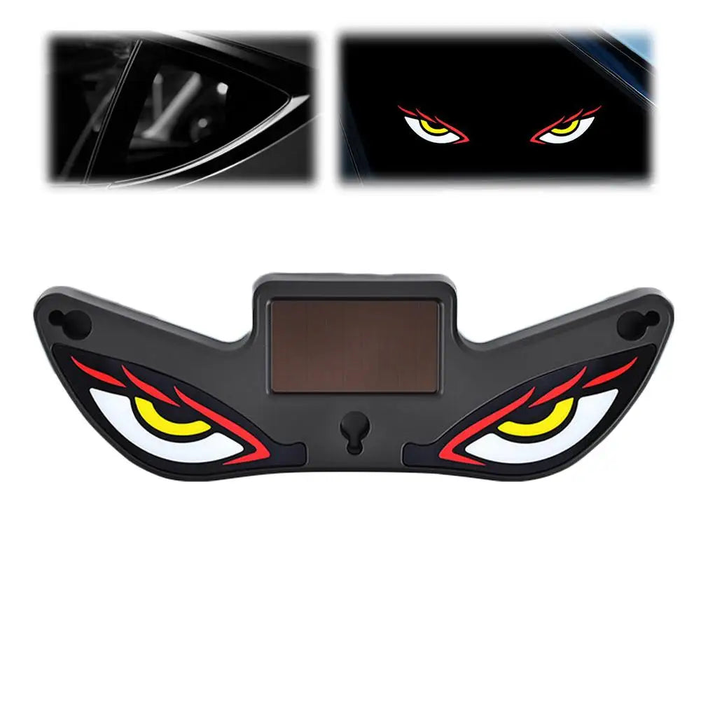 Solar RGB Car Atmosphere Lamp – Devil Eye Warning Light Car Atmosphere Lamp SPOT A