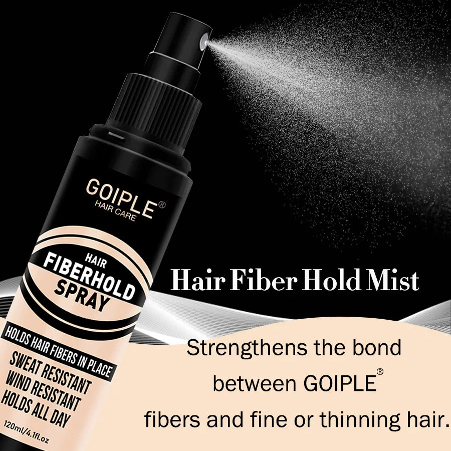 Goiple Hair Building Fiber Powder & Hold Spray Set – 4pc Hair Building Fiber Set SPOT
