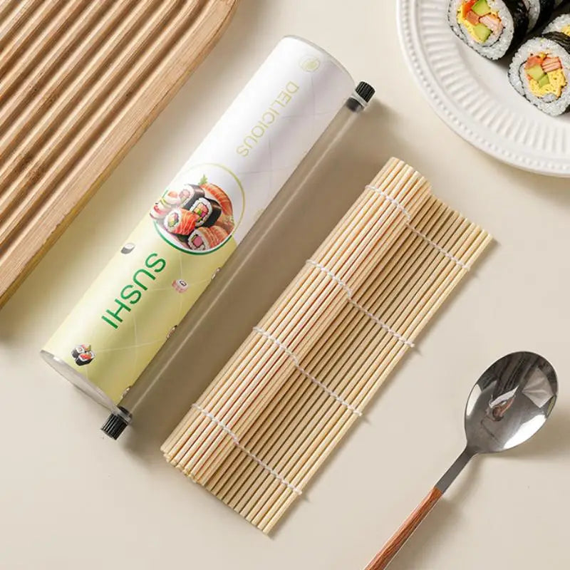 Push-Up Sushi Cone Mold Kit – Portable Sushi Maker & Sauce Straw Sushi Mold Kit SPOT