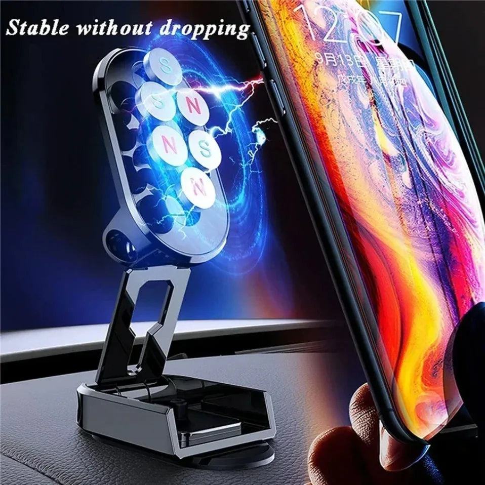 Magnetic Car Dashboard Phone Mount – Universal Foldable Holder Car Phone Mount SPOT