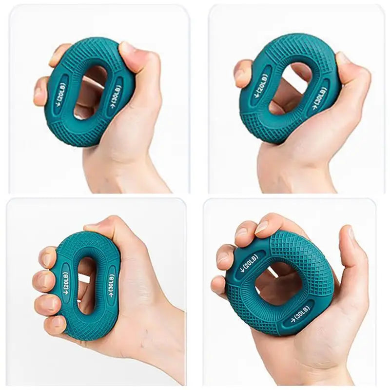 Silicone Grip Strengthener Ring – Hand & Wrist Exercise Tool Grip Strengthener Ring SPOT