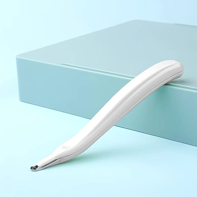 Pen-Style Staple Remover – Mini Compact Needle Extractor Staple Remover SPOT WHITE