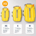 Shark Shape Dog Life Vest – High Buoyancy Swim Safety Jacket Dog Life Vest SPOT Yellow Xs
