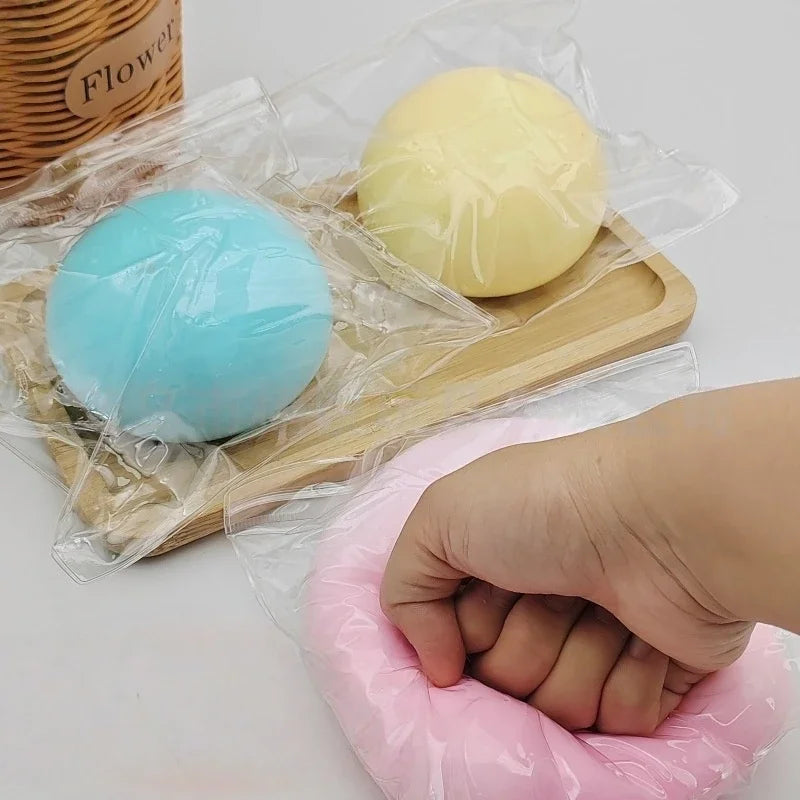 9cm Fluid Cheese Ball Slow Rebound Squeeze Toy – Large Fidget Squeeze Toy SPOT