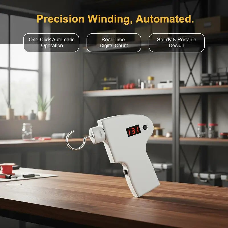 Electric Rubber Band Winder for Model Aircraft – LED Counter Hobby Winding Tool SPOT