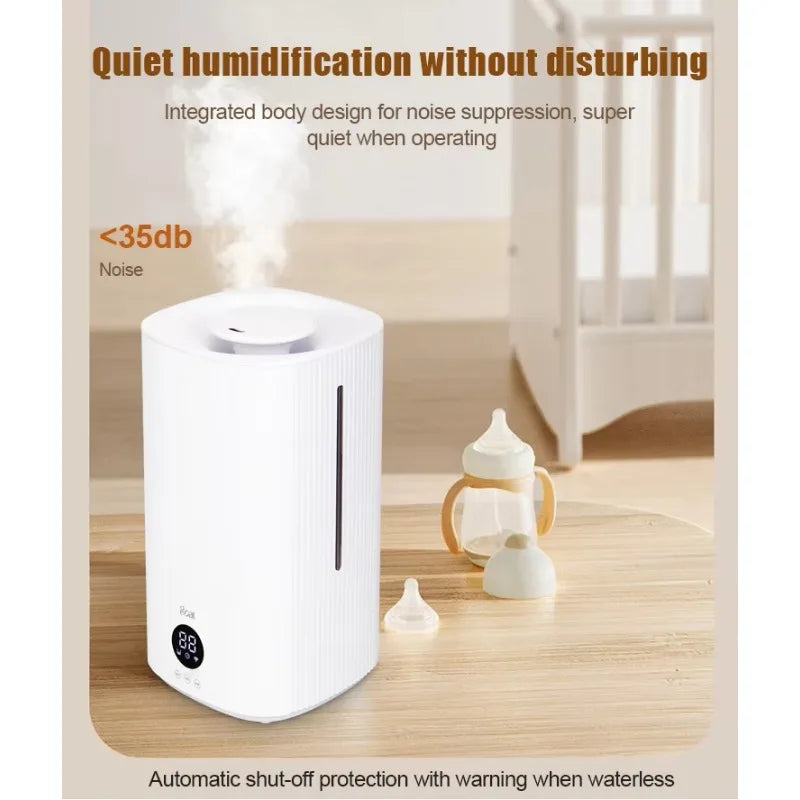Ultrasonic Top-Fill Humidifier – Touch Control, USB, Night Light Ultrasonic Humidifier SPOT