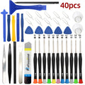 40-in-1 Phone Repair Tool Kit – iPhone Screwdriver Set Phone Repair Kit SPOT 40PCS Set
