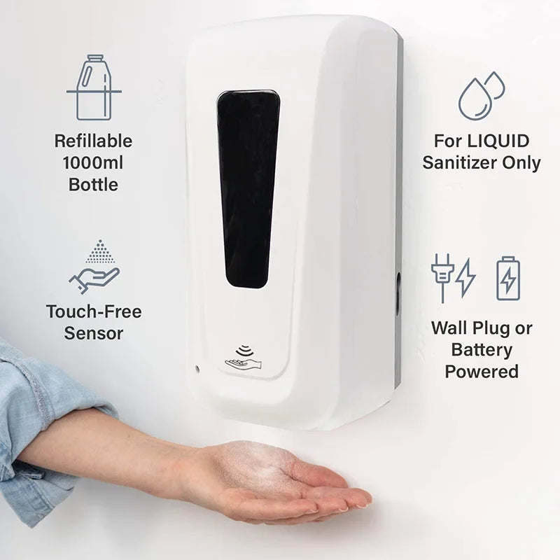 Touchless Wall-Mount Soap Dispenser 1000ml Auto Sensor Soap Dispenser SPOT