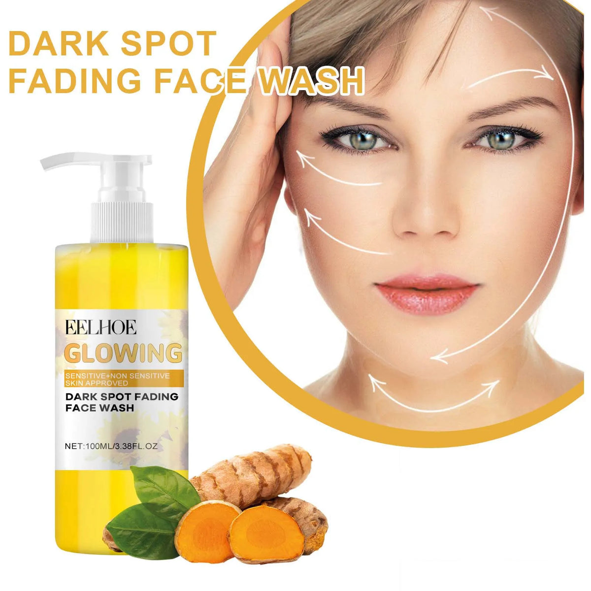 Eelhoe Turmeric Brightening Facial Cleanser & Makeup Remover Facial Cleanser SPOT