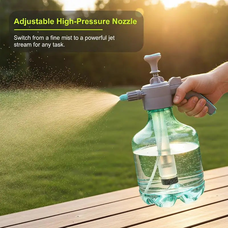 3L Hand Pump Spray Bottle – Adjustable Mist & Jet Nozzle Kitchen Spray Bottle SPOT