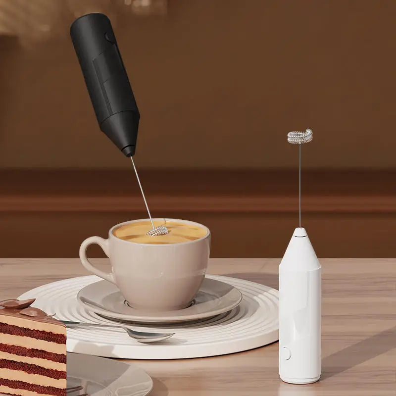 Electric Milk Frother & Coffee Whisk – Mini Handheld Foamer Handheld Milk Frother SPOT