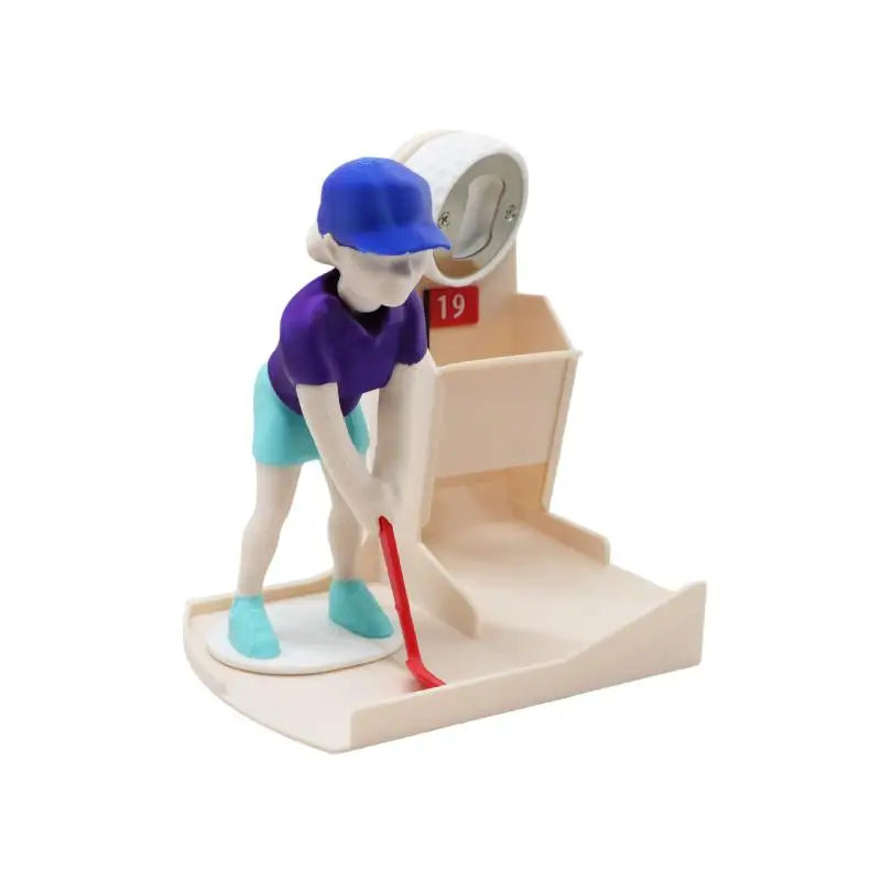 Golfer Figurine Beer Bottle Opener with Cap Collector | Golf Gift Novelty Bottle Opener SPOT A4