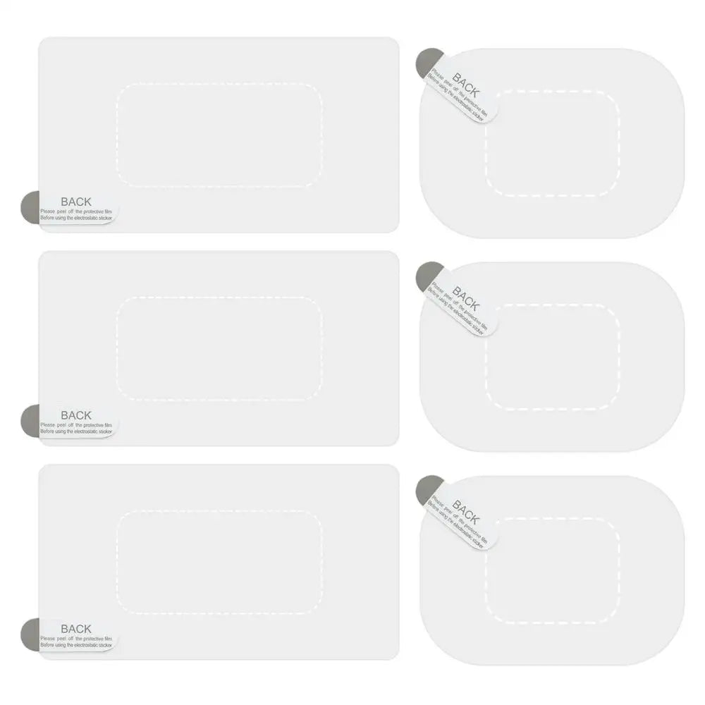 Dash Cam Windshield Stickers 6-Pack – Static Cling Mount Film Dash Cam Accessory SPOT a