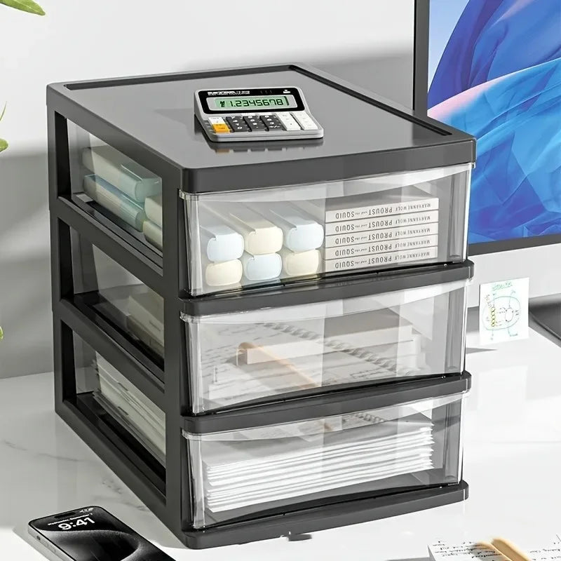 Japanese Transparent Drawer Organizer – Desk Storage Box Drawer Desk Organizer SPOT
