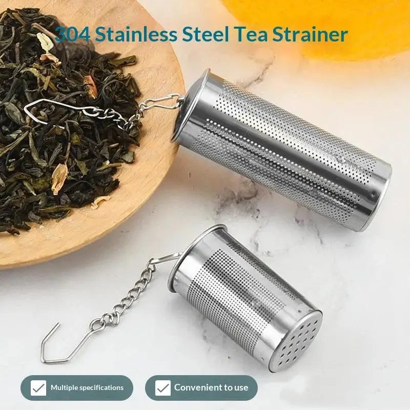 304 Stainless Steel Fine Mesh Tea Infuser – 2 Sizes Tea Infuser Strainer SPOT