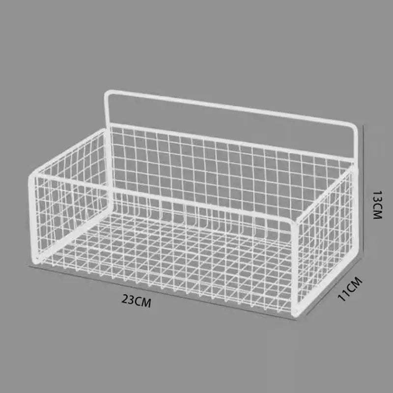 Wall-Mounted Mesh Basket – Dormitory & Bedside Organizer Hanging Storage Basket SPOT A2