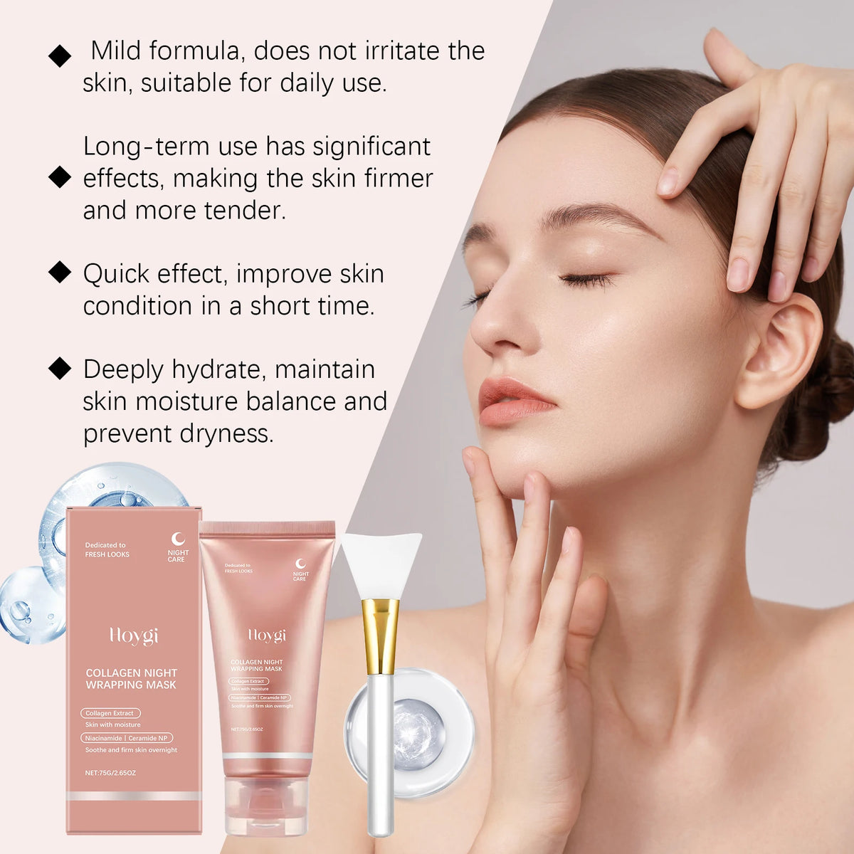Hoygi Collagen Peel-Off Face Mask – Firming & Hydrating Peel-Off Face Mask SPOT