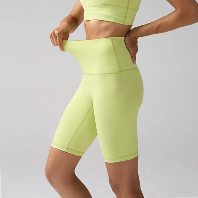 Women's High-Waist Yoga Shorts – Quick-Dry Squat-Proof Yoga Shorts SPOT