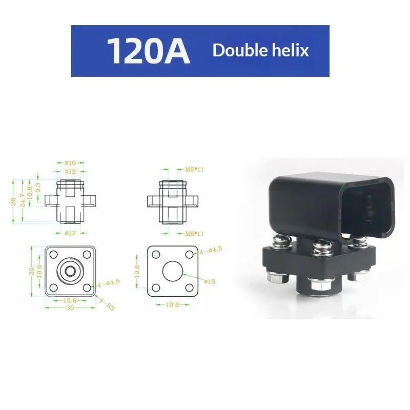 All-Copper Battery Terminal Post 100/120/200/300A – Crimp Connector Battery Terminal Connector SPOT A12