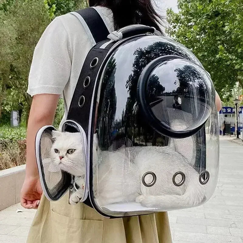 Transparent Capsule Bubble Pet Carrier Backpack – Breathable Pet Carrier Backpack SPOT