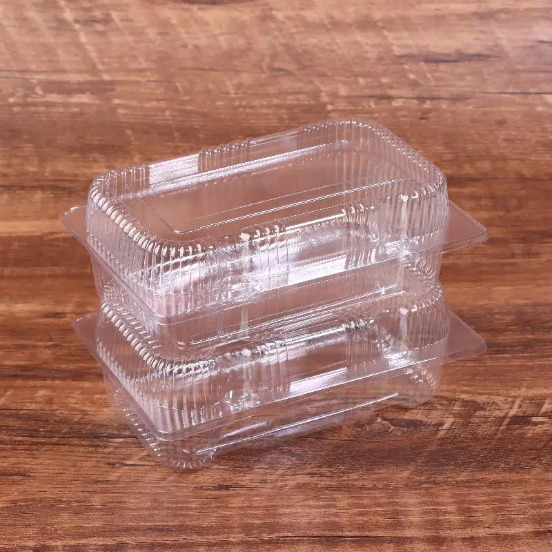 120-Pack Clear PET Food Containers – Cake, Sushi & Dessert Food Storage Containers SPOT