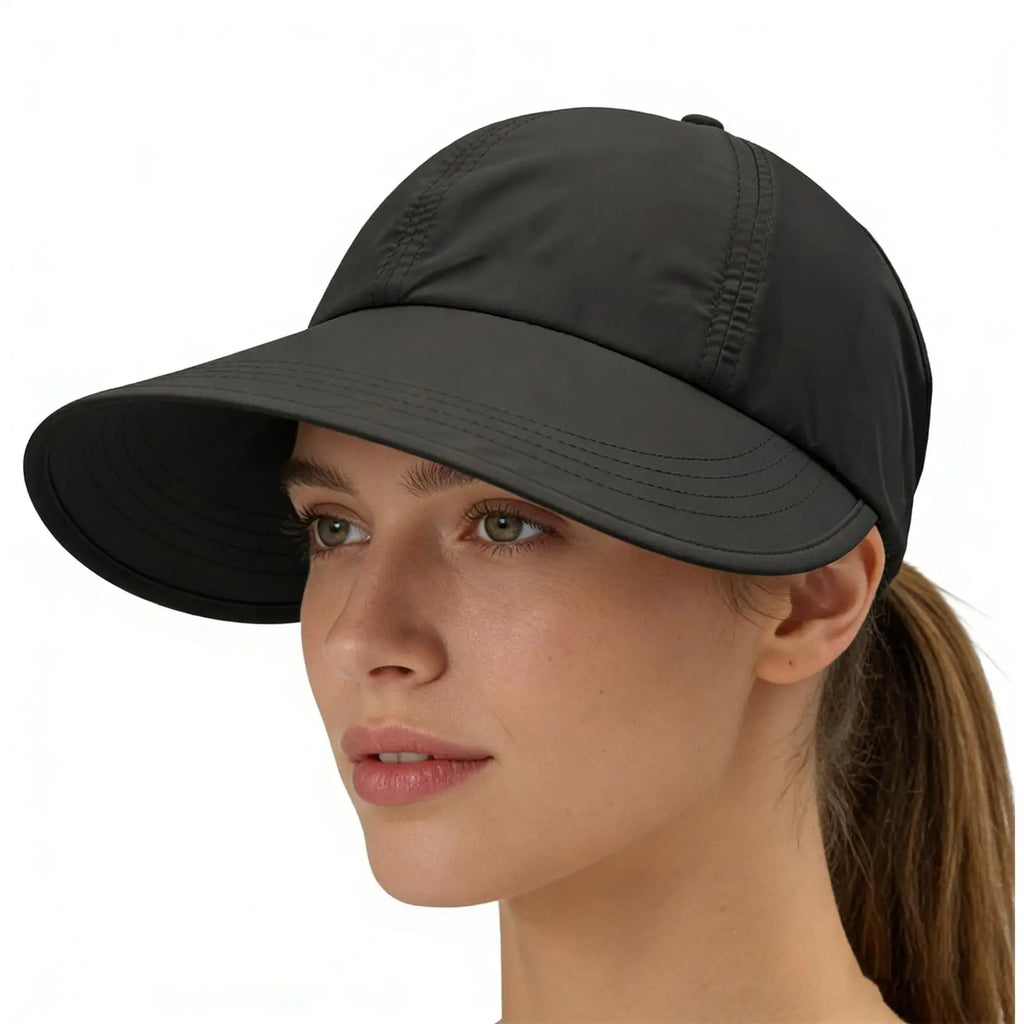 Women's Wide Brim UV Sun Hat – Quick-Dry Baseball Cap Sun Hat SPOT