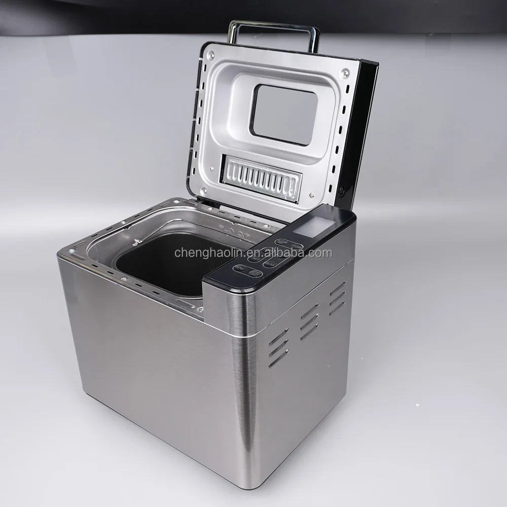 2LB 13-Program Stainless Steel Electric Bread Maker – Gluten-Free Electric Bread Maker SPOT