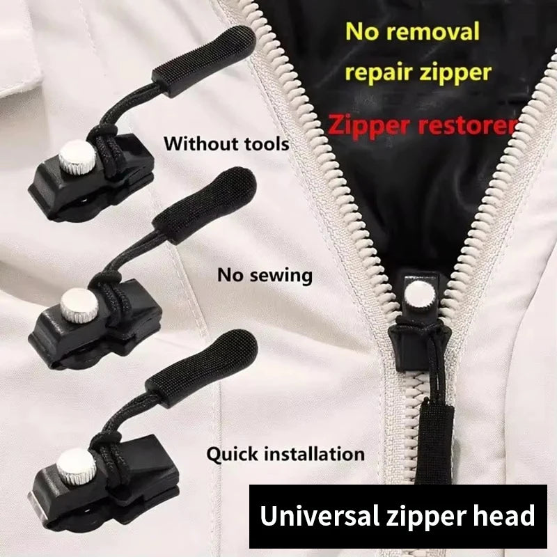 Universal Zipper Repair Kit – Replacement Sliders, 3–60 Pcs Zipper Repair Kit SPOT