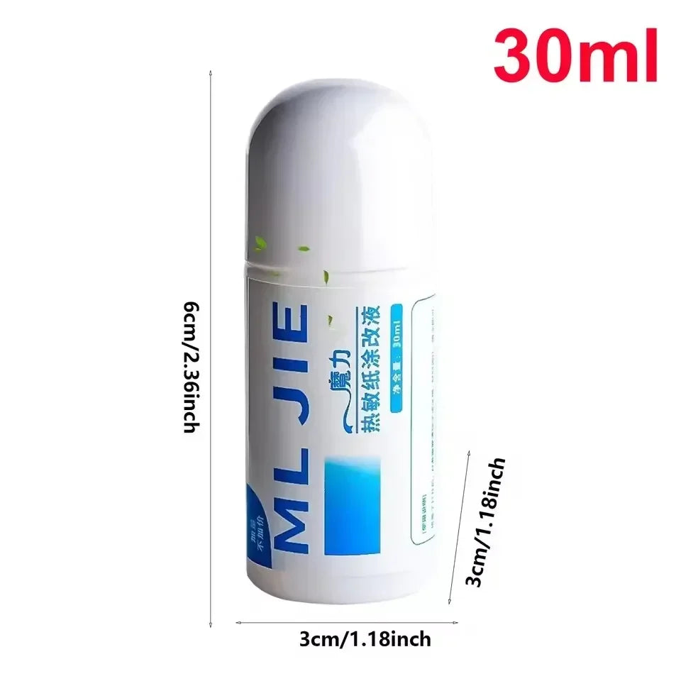 Thermal Paper Privacy Fluid – Label Text Concealer 50ml Privacy Label Fluid SPOT 30ml