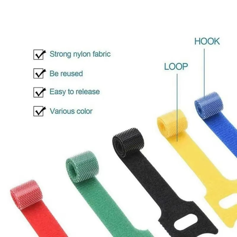Nylon Cable Ties & Wire Organizer Set – 10/30/50 Pack Cable Organizer Ties SPOT