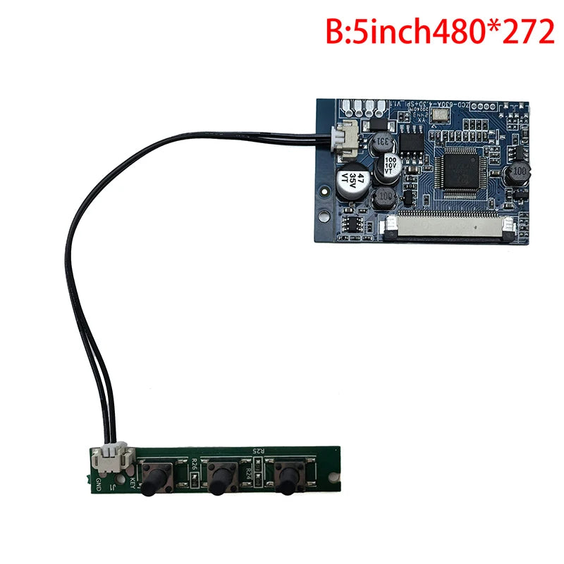 LCD Display Driver Board 4.3" 5" – Car AV & Photo Frame Module LCD Driver Board SPOT B