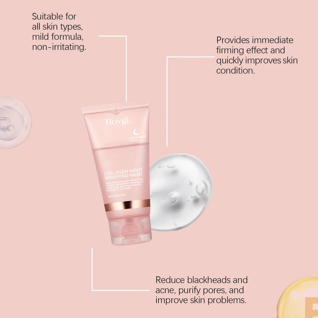 Hoygi Collagen Peel-Off Overnight Face Mask – Firming & Hydrating Overnight Face Mask SPOT